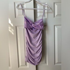 Lucy in the Sky Light Purple w/ Sequins Dress